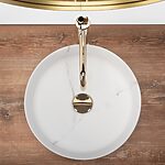 Umývadlo na dosku REA SAMI - Matný mramor – Obrázok 5