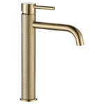 Umývadlová batéria GUSTO TWO - zlatá, vysoká