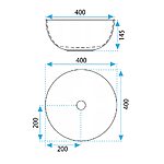 Umývadlo na dosku REA Erica – Obrázok 5