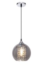 Zrkadlová sklenená závesná lampa s kryštálmi APP600-1CP – Obrázok 5