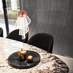 Zrkadlová lampa Závesné APP1765-1CP z ružového zlata – Obrázok 2