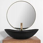 Umývadlo na dosku Rea Royal 60 Black Mat – Obrázok 3