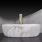 Umývadlo na dosku Amelia ASH MATT – Obrázok 3