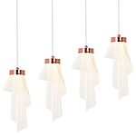 Zrkadlová lampa Závesné APP1765-1CP z ružového zlata – Obrázok 6