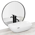 Umývadlo na dosku Rea Claudia 9447 White – Obrázok 4