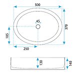 Umývadlo na dosku REA Fonda – Obrázok 5