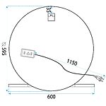 Zrkadlo LED 60cm 102 – Obrázok 9