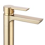 Umývadlová batéria REA ARGUS GOLD BRUSH vysoká – Obrázok 3