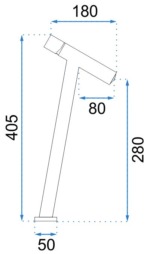 Umývadlová batéria REA ZEN - matná čierna vysoká – Obrázok 9