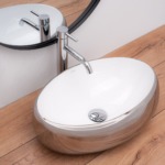 Umývadlo na dosku REA LINDA - strieborné – Obrázok 3