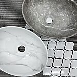 Umývadlo na dosku REA SOFIA Mini Cloudy – Obrázok 5