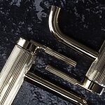 Umývadlová batéria REA Argon - zlato, Low – Obrázok 3