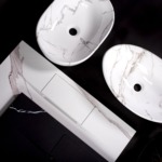 Umývadlo na dosku REA ROMA - mramor – Obrázok 7