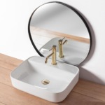 Umývadlová batéria GUSTO ONE   Gold REA – Obrázok 4