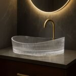 Umývadlo na dosku Rea Harper Transparent – Obrázok 5