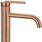 Umývadlová batéria REA Argon Brush Copper high – Obrázok 4