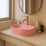 Umývadlo na dosku REA Vanda Bubble Gum Matt – Obrázok 4