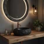 Umývadlo na dosku Mika Black – Obrázok 4