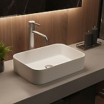 Umývadlová batéria REA Foster Brush Nickel High – Obrázok 10