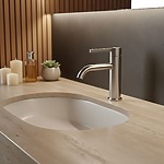 Umývadlová batéria REA Foster Nickel Brush Low – Obrázok 6