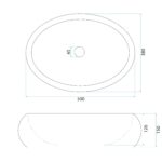 Umývadlo na dosku Mika Black – Obrázok 8