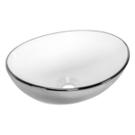 Umývadlo na dosku Rea Sofia Silver / White – Obrázok 3