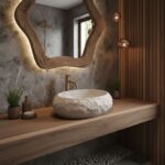 Umývadlo na dosku Mika Beige