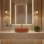 Umývadlo na dosku REA Vanda Cinnamon Matt – Obrázok 12