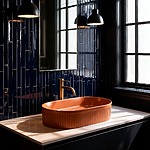 Umývadlo na dosku REA Vanda Cinnamon Matt – Obrázok 11