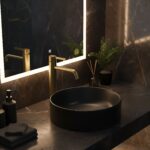 Umývadlová batéria REA Foster Brush Gold  High – Obrázok 9