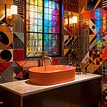 Umývadlo na dosku REA Vanda Cinnamon Matt – Obrázok 5