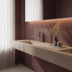 Umývadlová batéria REA Argon Brush Nickel  Low – Obrázok 4