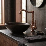 Umývadlová batéria REA Bona Brush Copper High – Obrázok 2