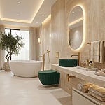 Umývadlo na dosku DUO Matcha Matt – Obrázok 4