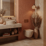 Umývadlo na dosku DUO Caffe Latte Matt – Obrázok 7