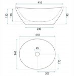 Umývadlo na dosku Basaro Hera – Obrázok 4