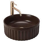 Umývadlo na dosku DUO Espresso Matt