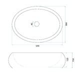 Umývadlo na dosku Mika Gabro Black – Obrázok 8