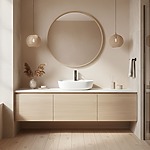 Umývadlo na dosku REA AURA 51 - biele White Matt – Obrázok 4