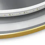 Zrkadlo LED 50cm MMJ BRUSH GOLD – Obrázok 7