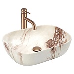 Umývadlo na dosku Rea Belinda Marrone Matt