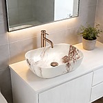 Umývadlo na dosku Rea Belinda Marrone Matt – Obrázok 5