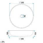 Umývadlo na dosku Rea Destiny – Obrázok 12