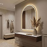 Zrkadlo LED 60x100cm DART GOLD – Obrázok 2