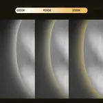 Zrkadlo P11386 LED CLOUD A 100x60cm – Obrázok 3