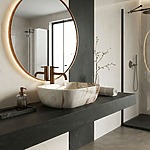 Umývadlo na dosku Rea Belinda Marrone Shiny – Obrázok 6