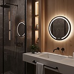 Zrkadlo LED 50cm Modern – Obrázok 6