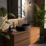 Umývadlo na dosku Nicoletta Black – Obrázok 6