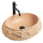 Umývadlo na dosku Mika Light  Terracotta – Obrázok 2