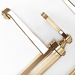 Umývadlová batéria REA Monaco - zlato, Low – Obrázok 5